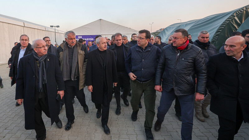 CHP Genel Başkanı Kemal Kılıçdaroğlu, Afet Bölgesi Antakya’da