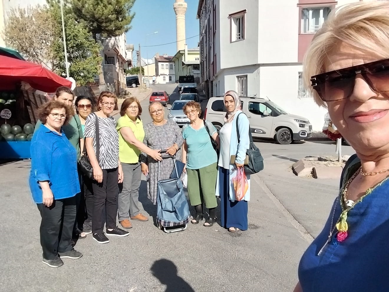 CHP Kadın Kollarından Pazar Esnafı Ziyareti