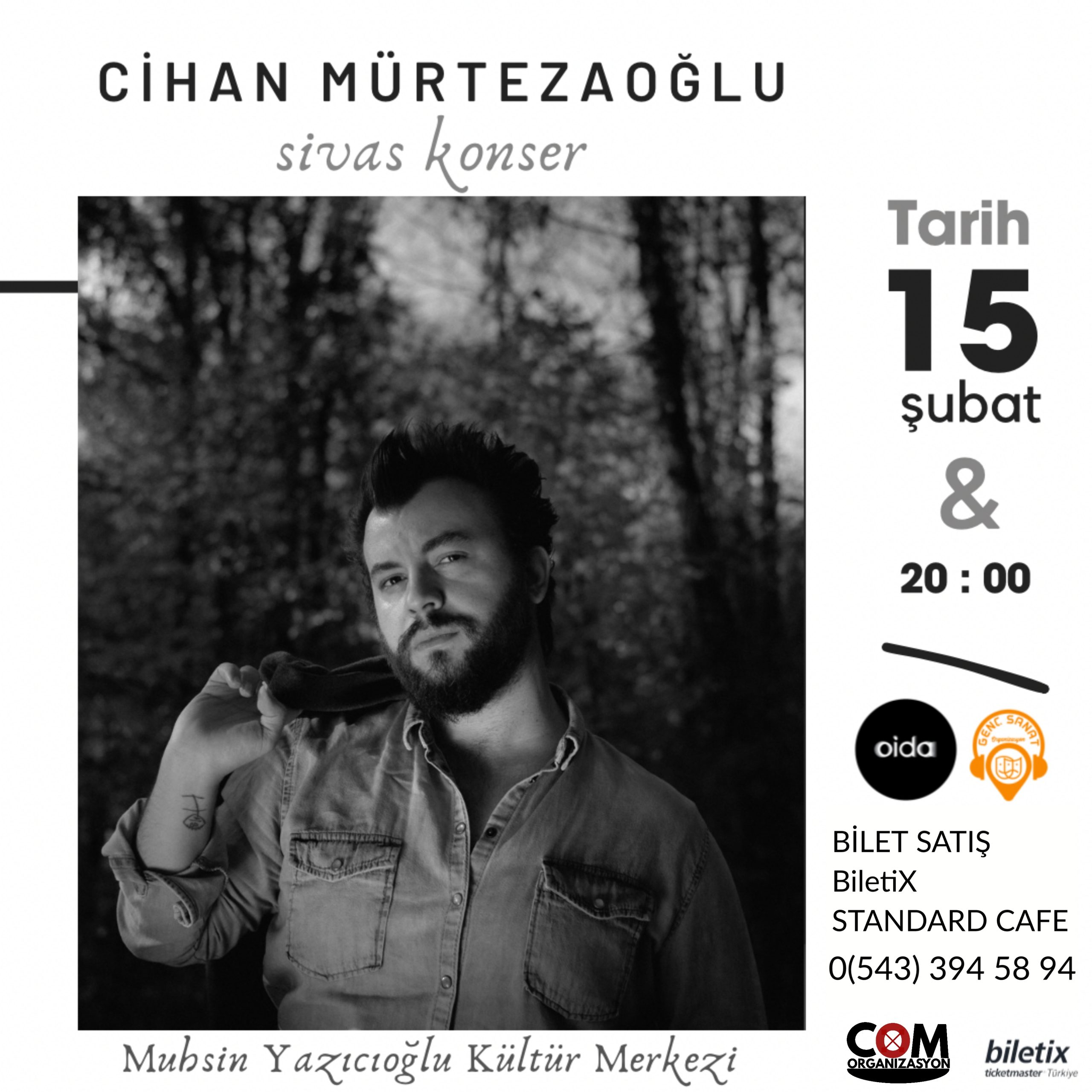 Cihan Mürtezaoğlu Sivas’ta konser verecek
