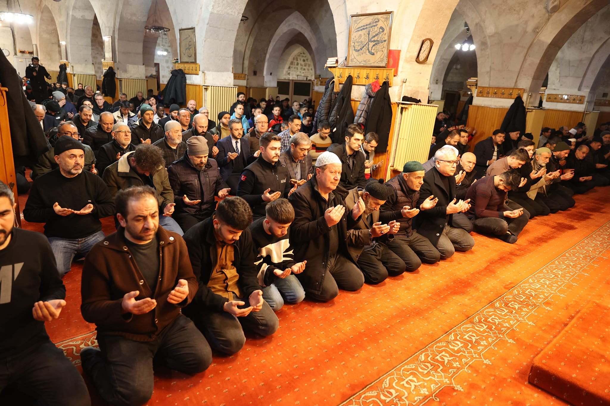 6 Şubat Kahramanmaraş merkezli Depremde Hayatlarını kaybedenler için dualar edildi