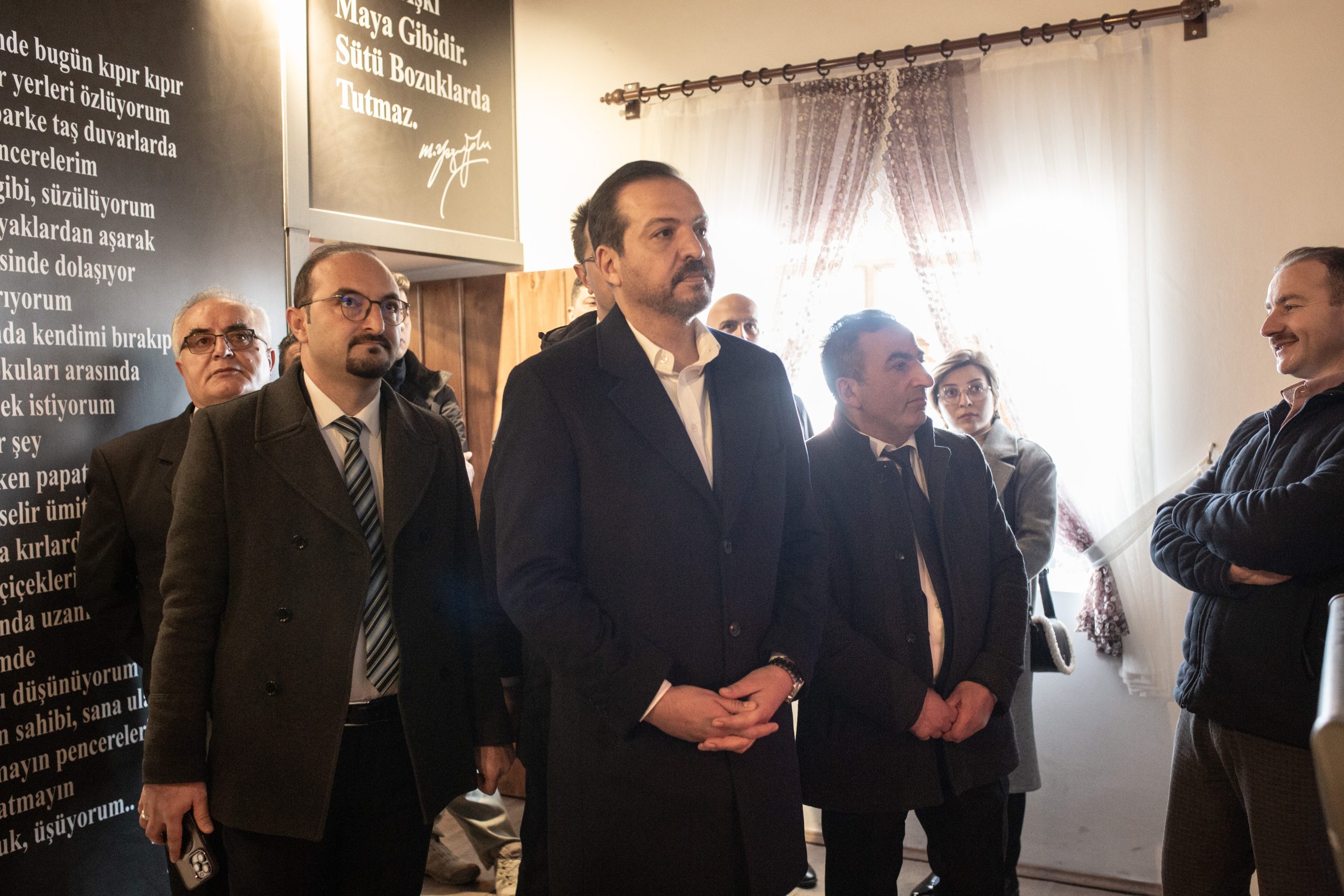İyi Parti Genel Başkan Yardımcısı ve parti sözcüsü Ankara Milletvekili Kürşat Zorlu Muhsin Yazıcıoğlu Anı Evini ziyaret etti