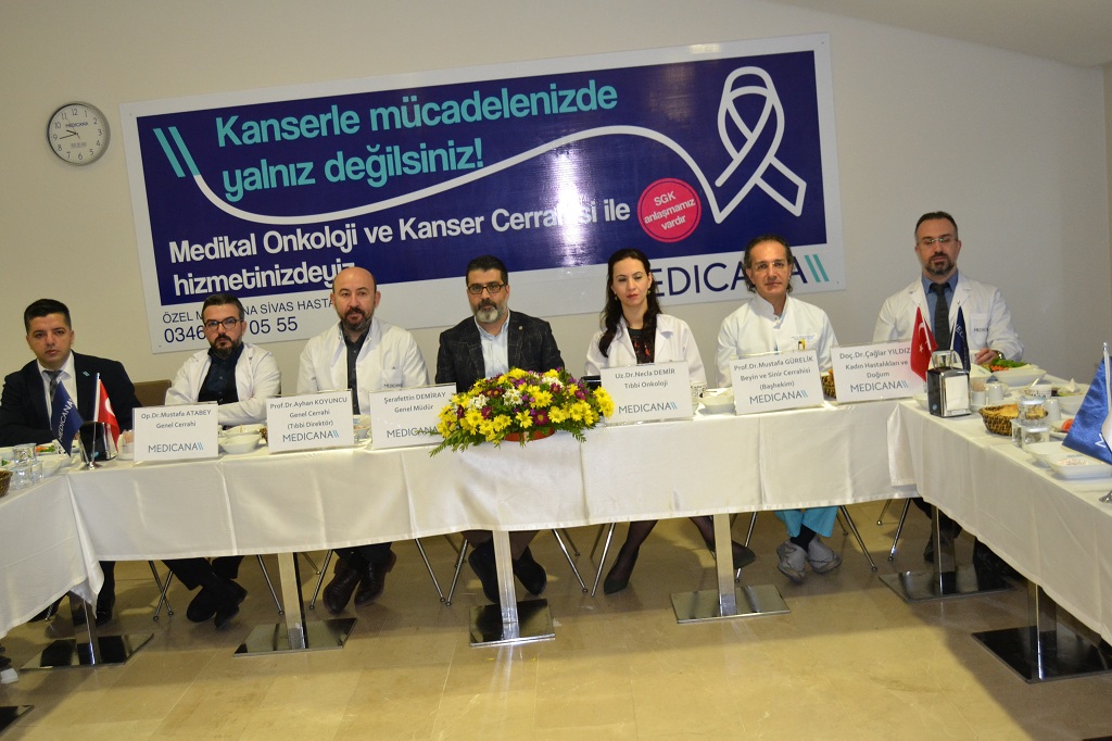 Medicana Sivas Hastanesi Basınla Kahvaltıda buluştu