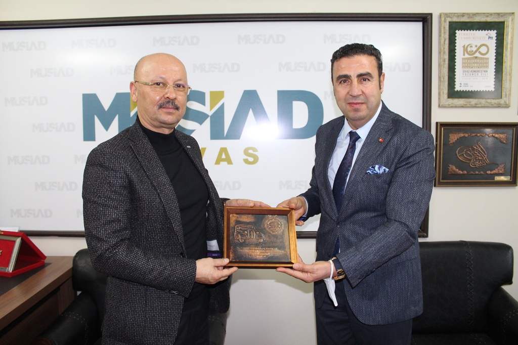 Sivas Esnaf ve Sanatkarlar Kredi Kefalet Kooperatifi Başkan Adayı Demirgil’den Müsiad’a Ziyaret