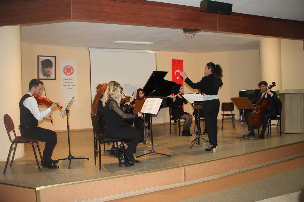 Güzel Sanatlar Fakültesi Orkestra Konseri düzenlendi