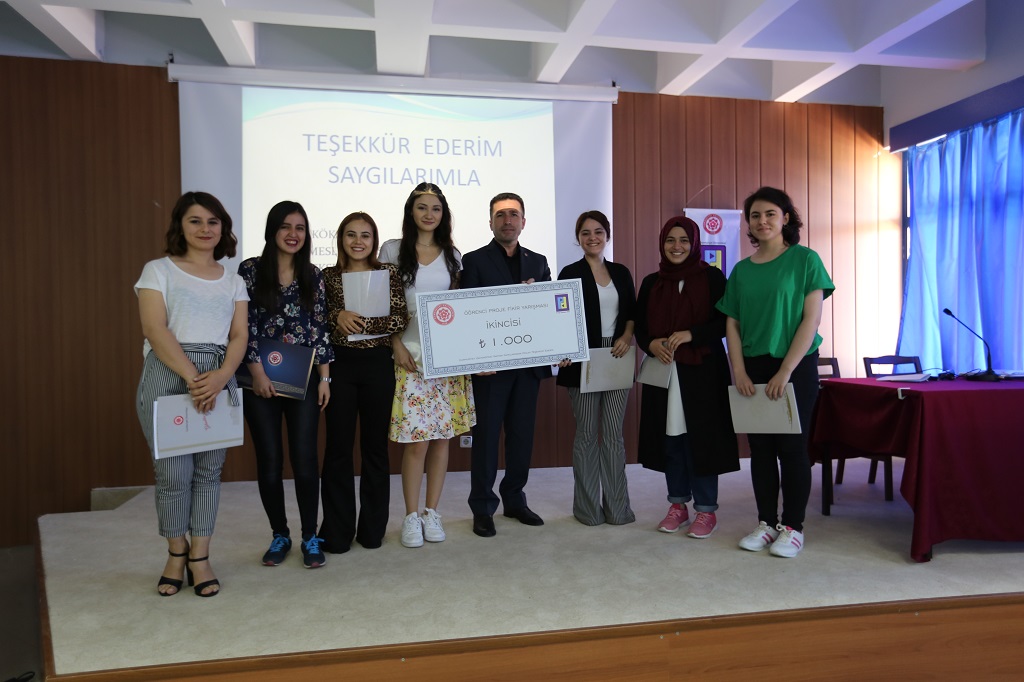 2. Öğrenci Proje Fikir Yarışması’nda Dereceye Giren Öğrencilere Ödülleri verildi