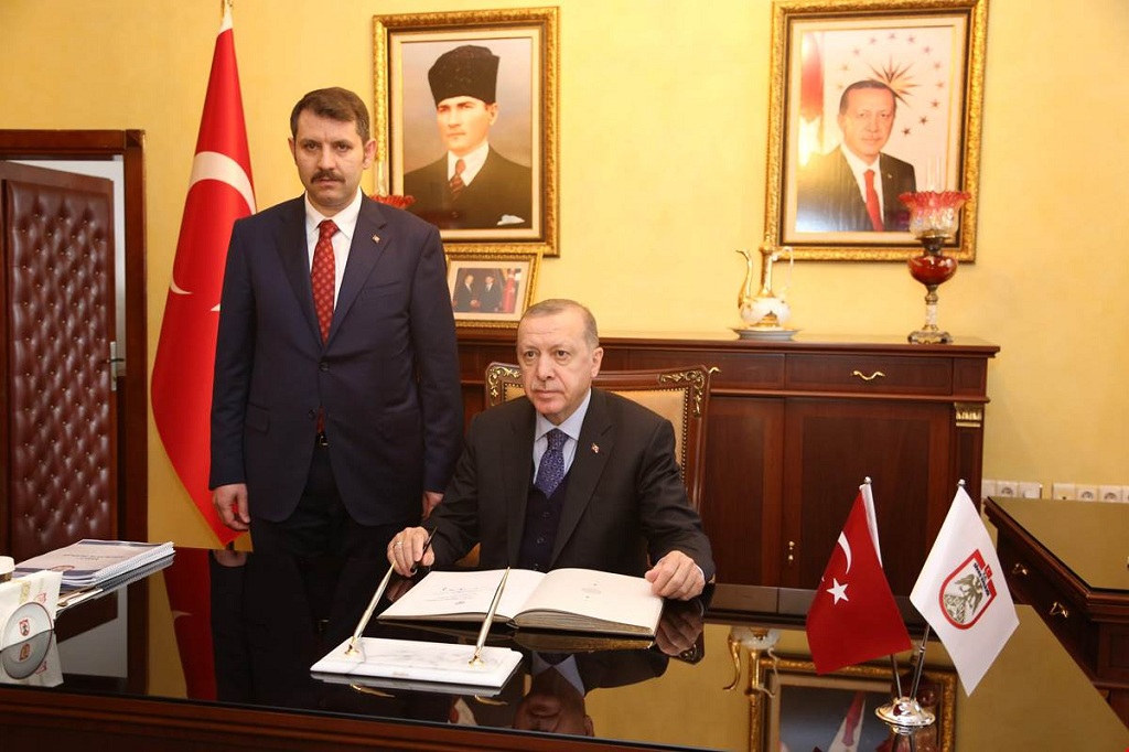 Cumhurbaşkanı  Recep Tayyip Erdoğan Sivas’ta