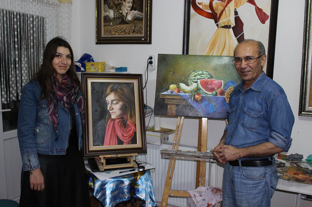 Ressamlar derneğin’den   ev hanımlarına ve emeklilere resim kursu