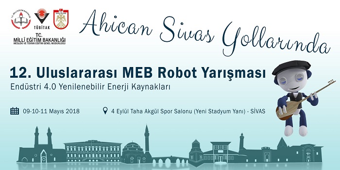 12. Uluslararası MEB Robot Yarışması Başlıyor