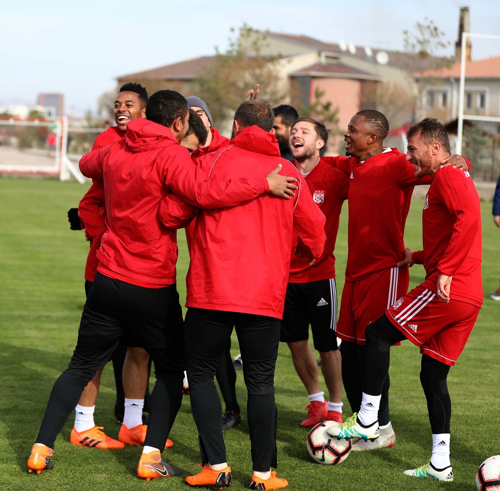 Sivasspor Takımı  Antrenman Maçı Yaptı