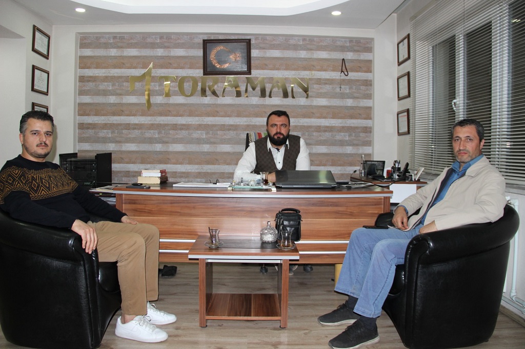 Yeniden Refah Partisi Sivas İl Başkanlığı’ndan Toraman’a Taziye ziyareti