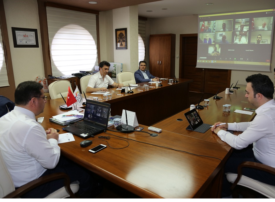 Türkiye Raylı Sistem Araçları Sanayi A.Ş. (TÜRASAŞ) kurulmasını değerlendirmek amacıyla video konferans düzenlend