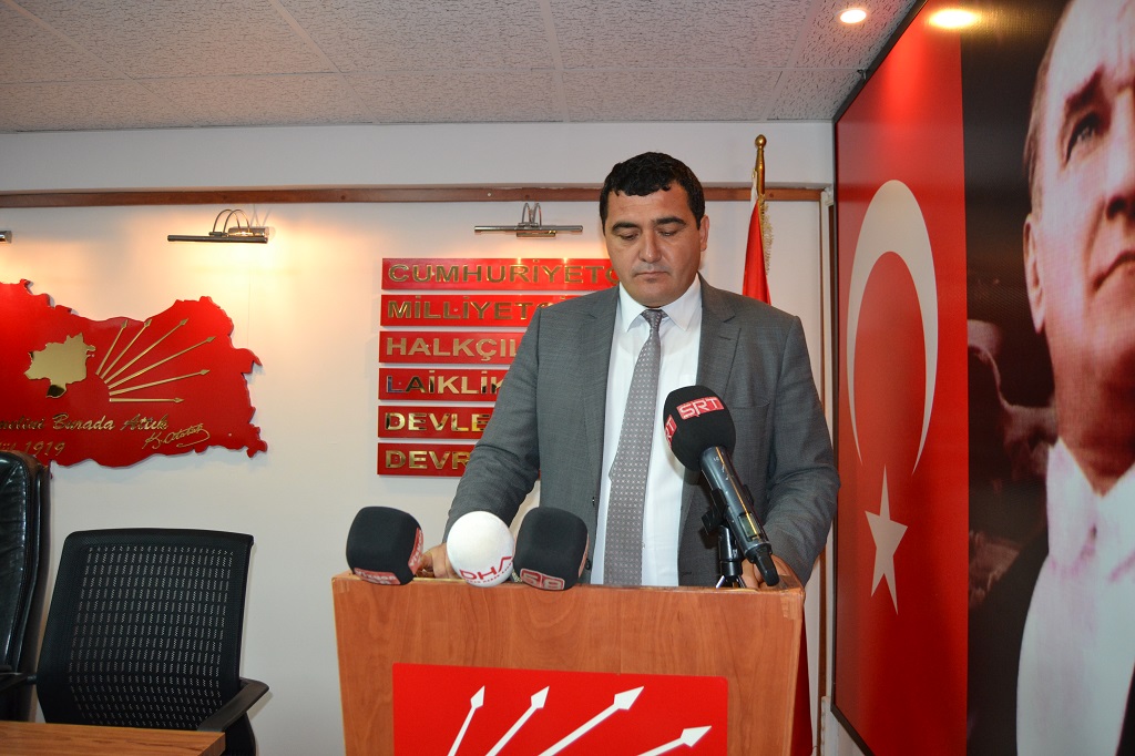 CHP İl Başkanı Ulaş Karasu “Enis Berberoğlunun tutuklanması aynı zamanda yeni bir dönemin başlangıcı olmuştur”