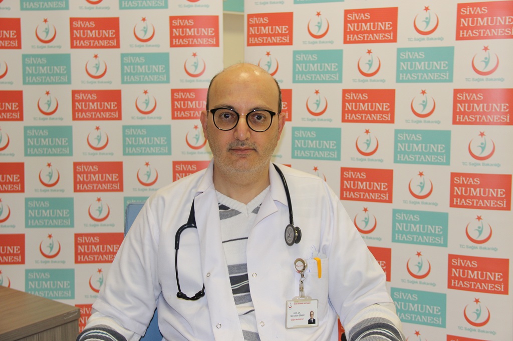 Sivas Numune Hastanesi Göğüs Hastalıkları Uzmanı Dr. Hayrullah Gölen, 9 Şubat Dünya Sigarayı Bırakma Günü nedeniyle açıklama yaptı