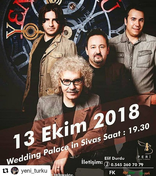 Yeni Türkü Grubu  Sivas’ta konser verecek