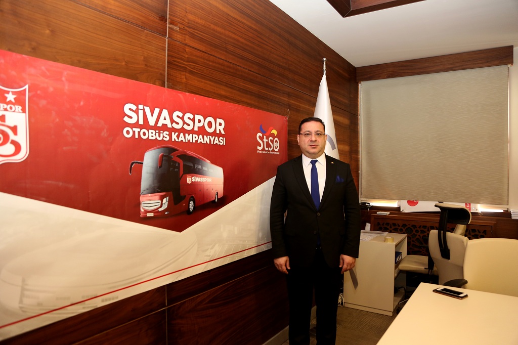 Sivas Ticaret ve Sanayi Odası (STSO), DG Sivasspor'un otobüsünün yenilenmesi için kampanya başlattı