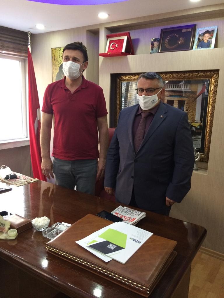Sosyal Güvenlik Kurumu (SGK) İl Müdürü Kadir Boztepe ve beraberindeki kurum çalışanları, Yiyecek Odasını  ziyaret etti