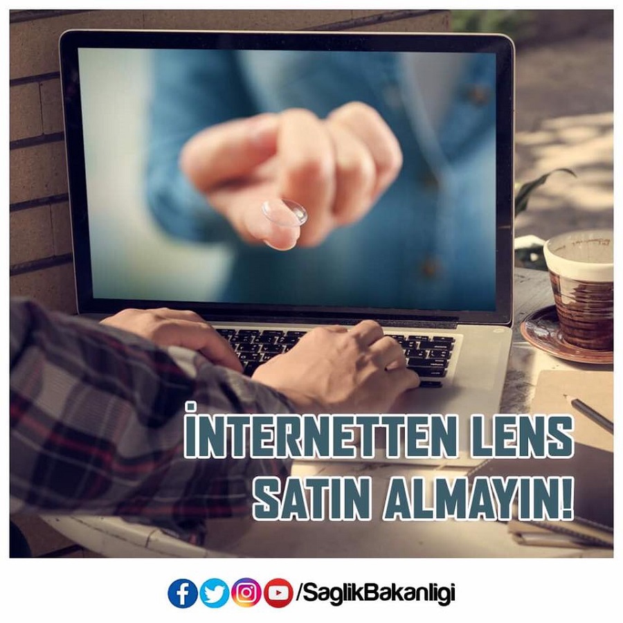 ” Göz sağlığınız için internetten lens satın almayın!”