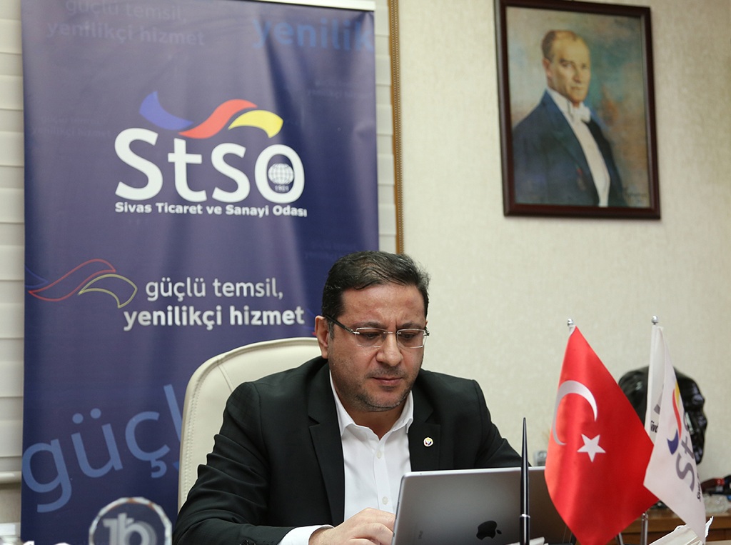 Sivas Ticaret ve Sanayi Odası (STSO) Nisan-Mayıs ayı birleştirilmiş Meclis Toplantısı Meclis Başkanı Çetin Yıldırım başkanlığında video konferans olarak gerçekleştirildi