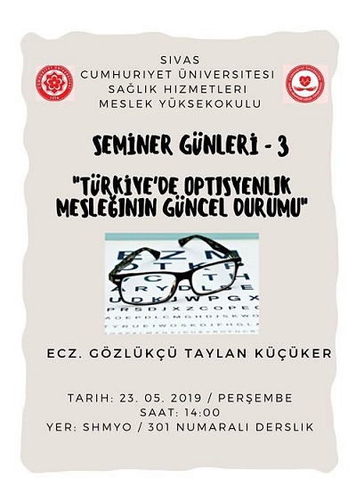 Sivas Cumhuriyet Üniversitesi Sağlık Hizmetleri Meslek Yüksek Okulu Optisyenlik Programı